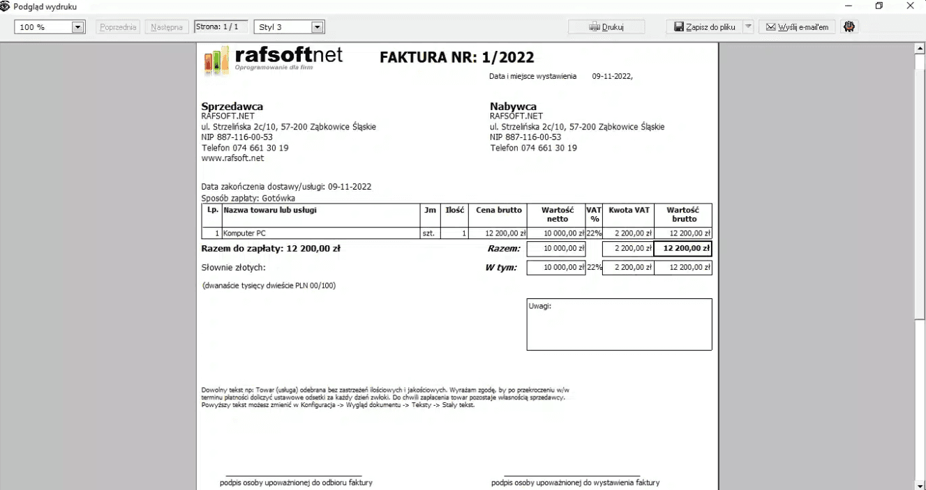 Jak działa program do faktur z KSeF krok po kroku na przykładzie Rafsoft.net Faktura VAT 2026?